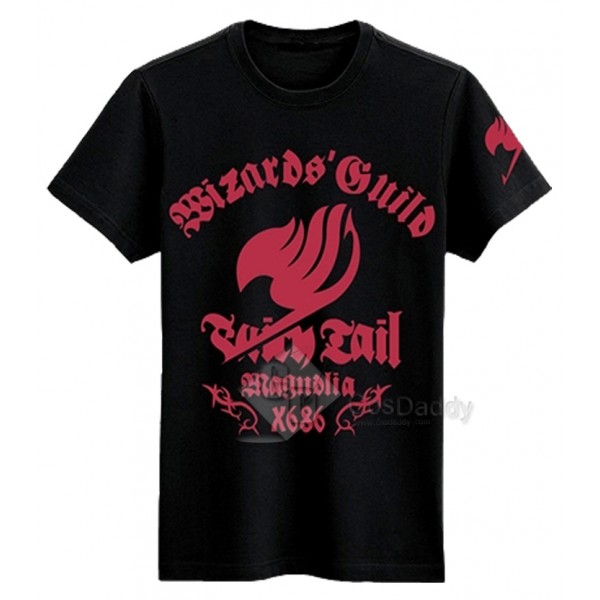 Fairy Tail Natsu Dragneel T shirt Tee Short Sleeves