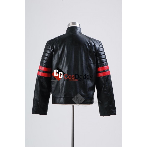 Fight Club Tyler Durden Black and Red Jacket Cosplay Costume