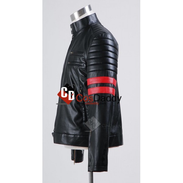 Fight Club Tyler Durden Black and Red Jacket Cosplay Costume