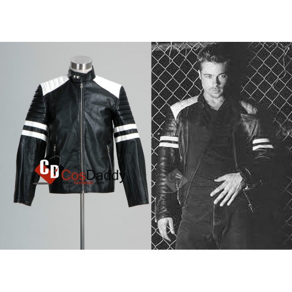 Fight Club Tyler Durden Black and White Jacket Cosplay Costume