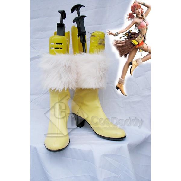 Final Fantasy 13 Vanille Cosplay Boots Shoes