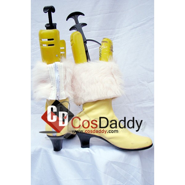 Final Fantasy 13 Vanille Cosplay Boots Shoes