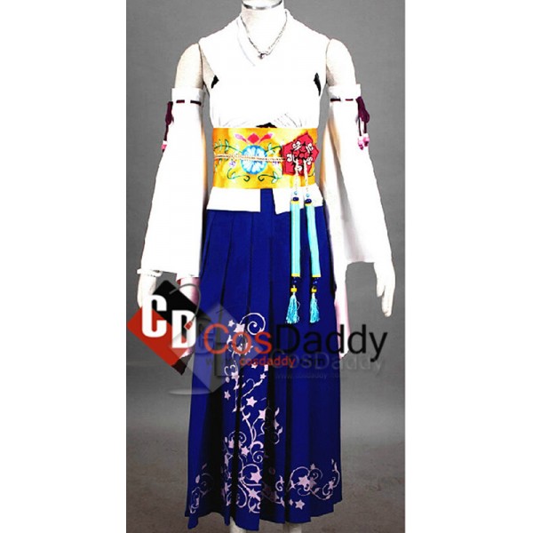 Final Fantasy ⅩYuna Dress Kimono Unifrom Full Se...