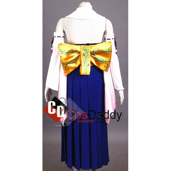 Final Fantasy ⅩYuna Dress Kimono Unifrom Full Set Cosplay Costume