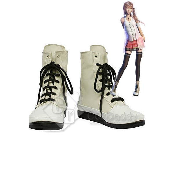 Final Fantasy Serah Cosplay Boots Shoes