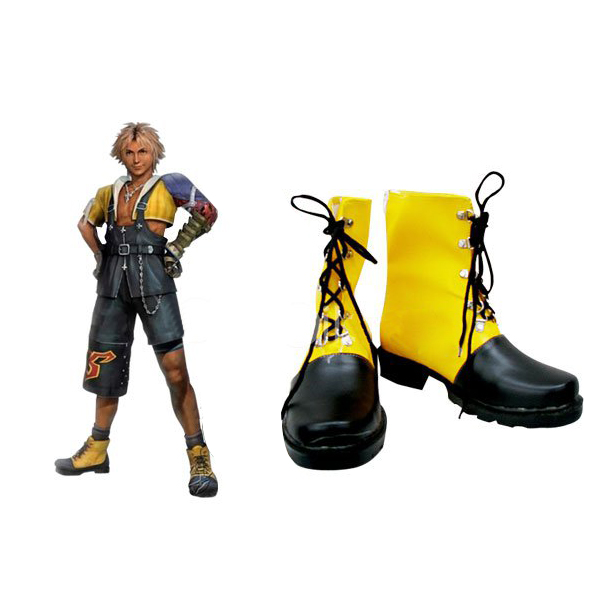 Final Fantasy Tidus Cosplay Boots Rubber Shoes 