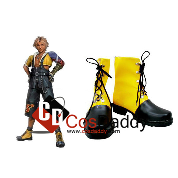 Final Fantasy Tidus Cosplay Boots Rubber Shoes 
