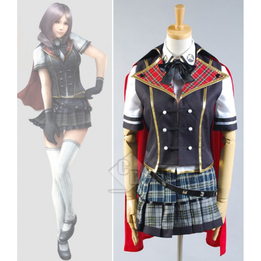 Final Fantasy Type 0 Rosefinch Magic College Summer Uniform