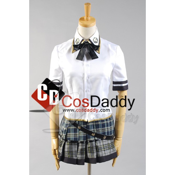Final Fantasy Type-0 Rosefinch Magic College Summer Uniform Cosplay Costume