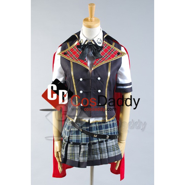 Final Fantasy Type-0 Rosefinch Magic College Summer Uniform Cosplay Costume