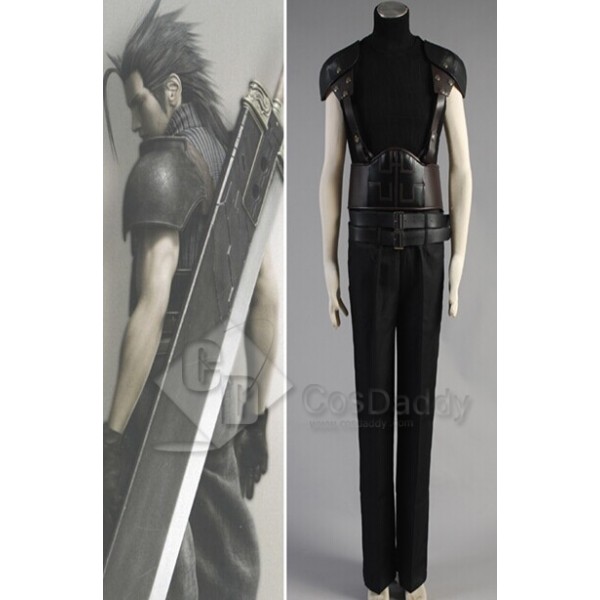 Final Fantasy VII FF7 Zack Cosplay Costume