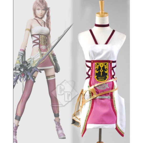 Final Fantasy XIII-2 FF 13-2 Serah Farron Cosplay Costume 