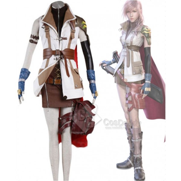 Final Fantasy XIII FF 13 Lightning Cosplay Costume 