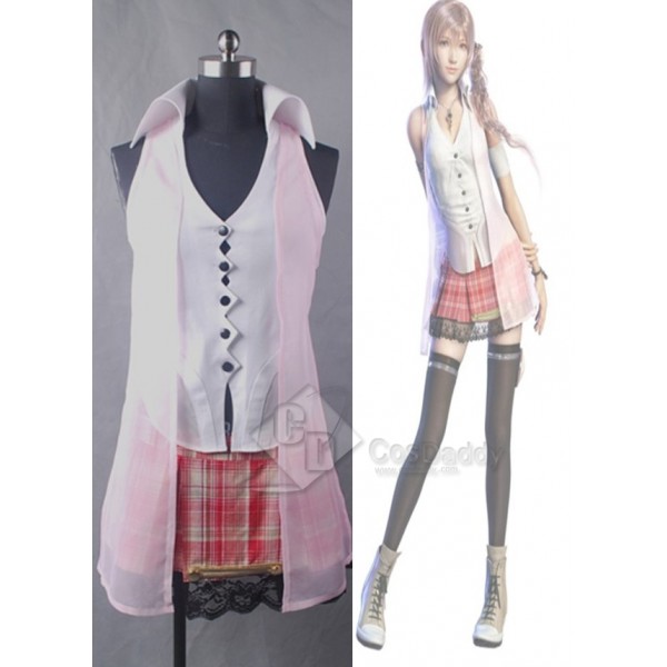 Final Fantasy XIII FF 13 Serah Farron Cosplay Costume