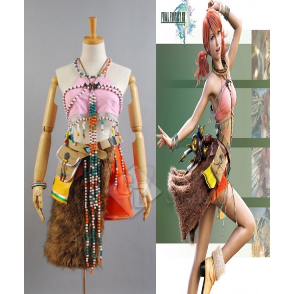 Final Fantasy XIII FF13 Oerba Dia Vanille Cosplay Costume