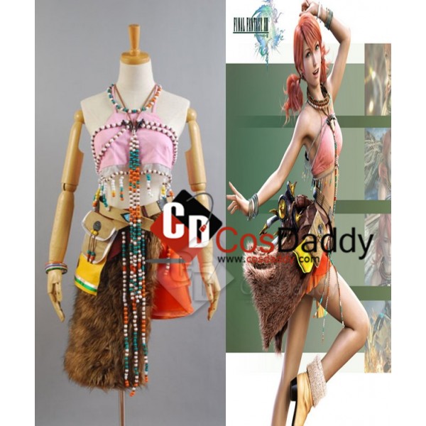 Final Fantasy XIII FF13 Oerba Dia Vanille Cosplay Costume