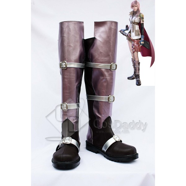 Final Fantasy XIII Lightning Cosplay Boots Shoes