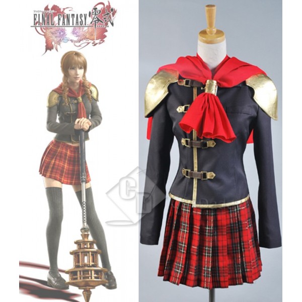 Final Fantasy Zero FF Type-0 Cater Cinque Cosplay Costume