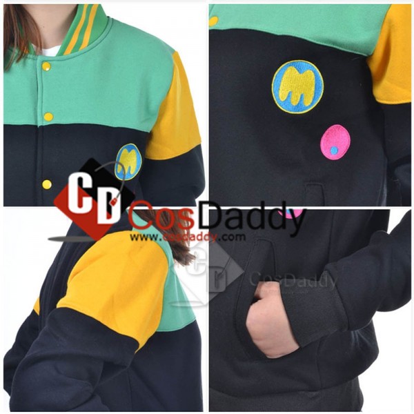 Free! Iwatobi Swim Club Makoto Tachibana Baseball Jacket Costume 