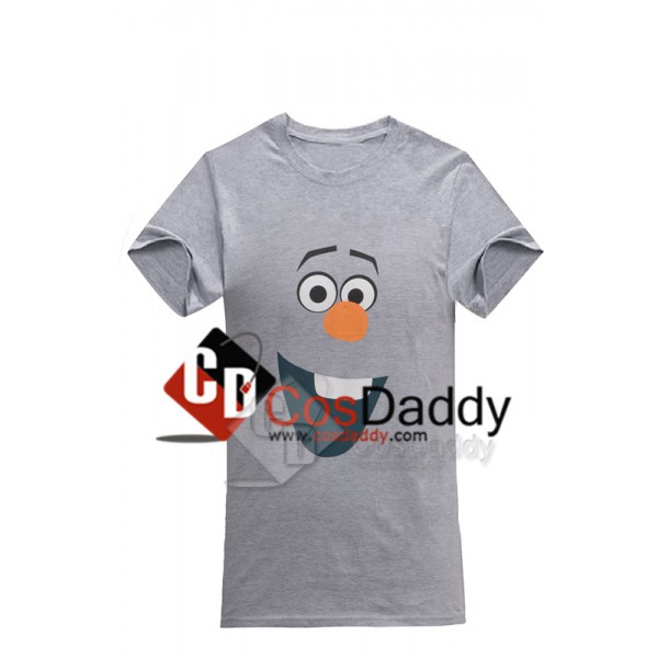 Frozen Olaf Snowman T-shirt Costume Grey