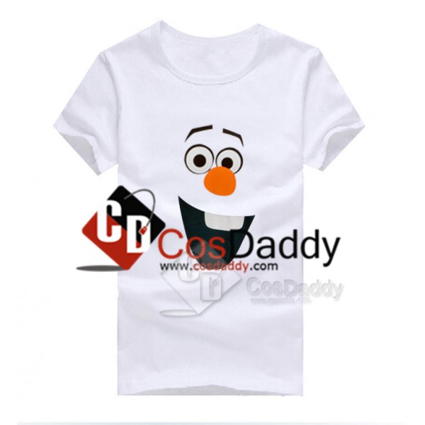 Frozen Olaf Snowman T-shirt Costume White