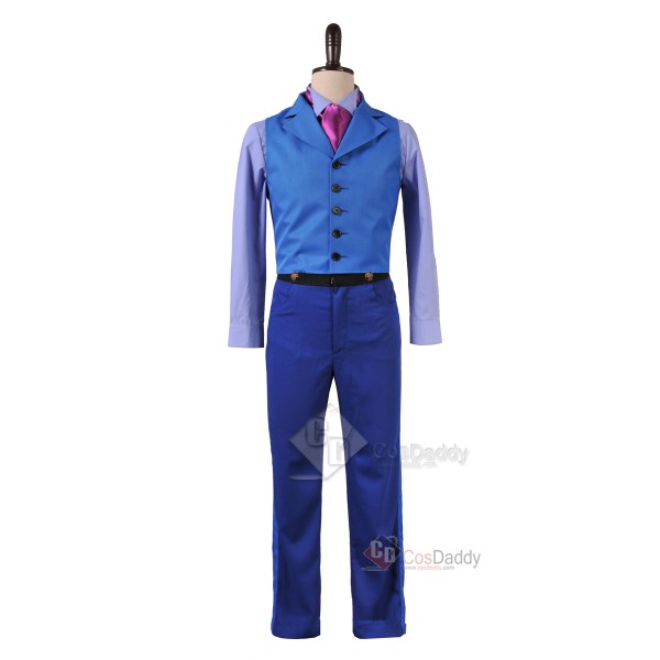 Frozen Prince Hans Tail Coat Outfit Cosplay Costume