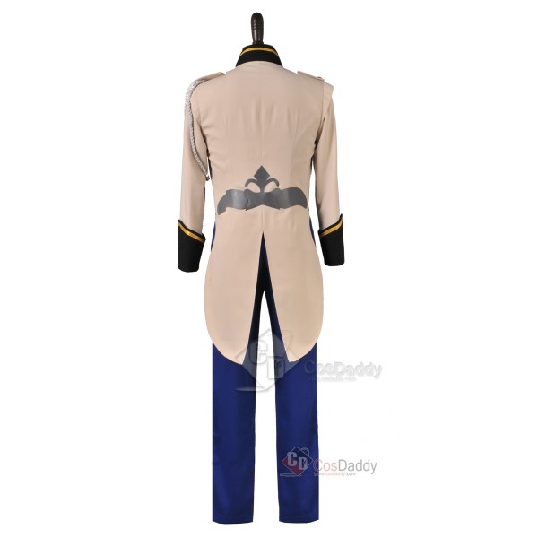 Frozen Prince Hans Tail Coat Outfit Cosplay Costume