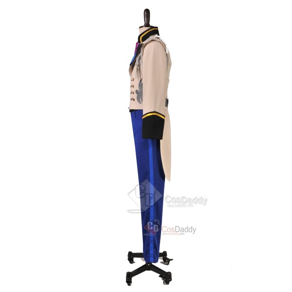 Frozen Prince Hans Tail Coat Outfit Cosplay Costume