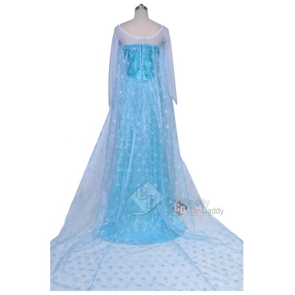 Frozen Snow Queen Elsa Fancy Dress Cosplay Costume