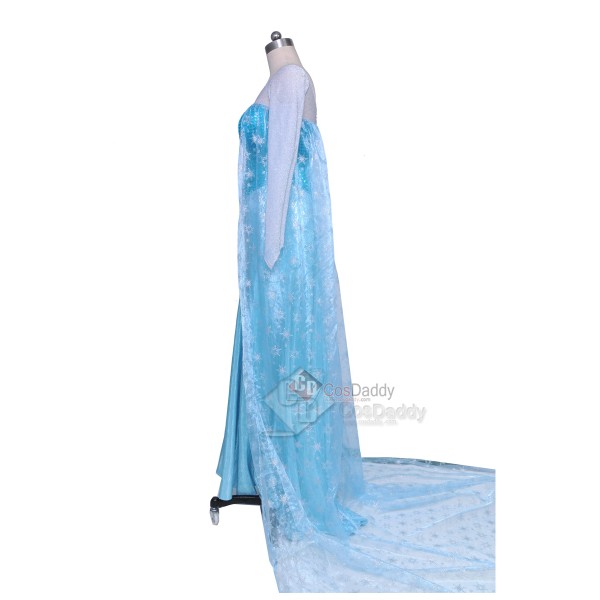 Frozen Snow Queen Elsa Fancy Dress Cosplay Costume
