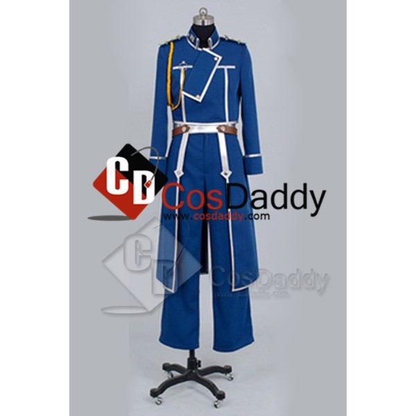 FullMetal Alchemist Roy Mustang Uniform Cosplay Costume 