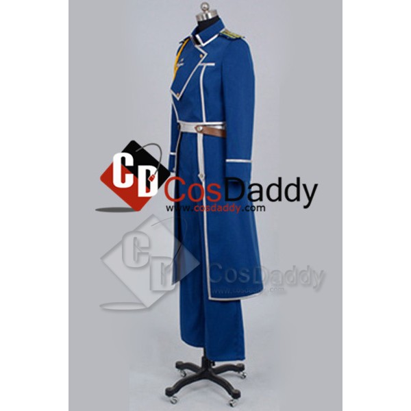 FullMetal Alchemist Roy Mustang Uniform Cosplay Costume 