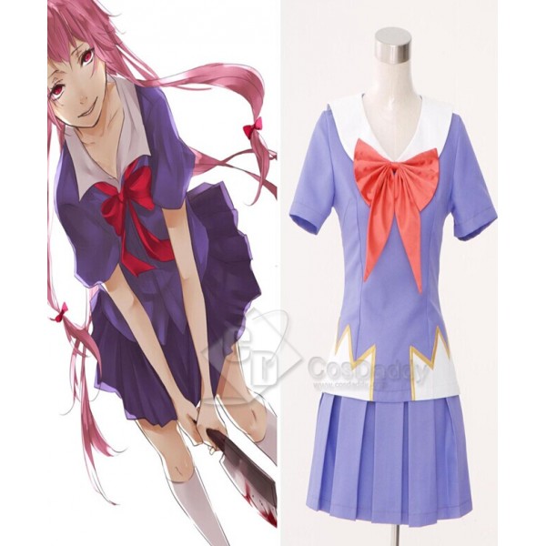 Future Diary Gasai Yuno Cosplay Costume