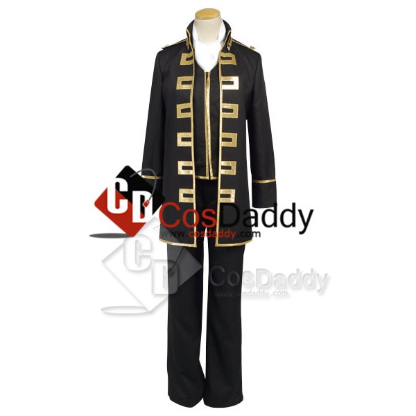 Gintama Shinsengumi Police Gold Soul Uniform Cospl...