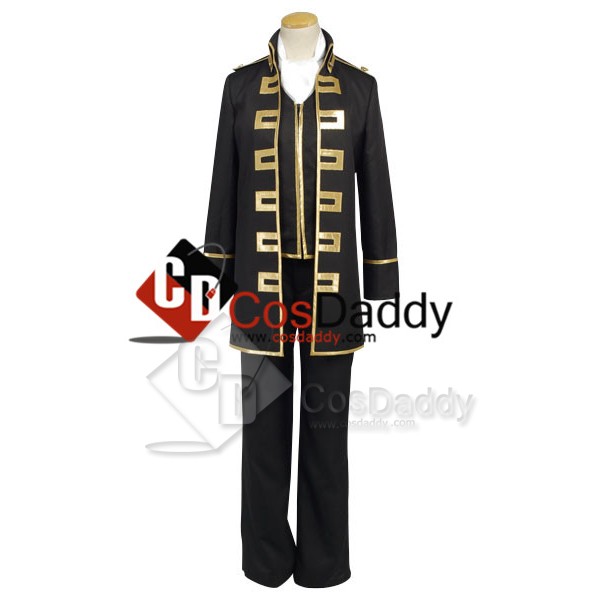 Gintama Shinsengumi Police Gold Soul Uniform Cosplay Costume 