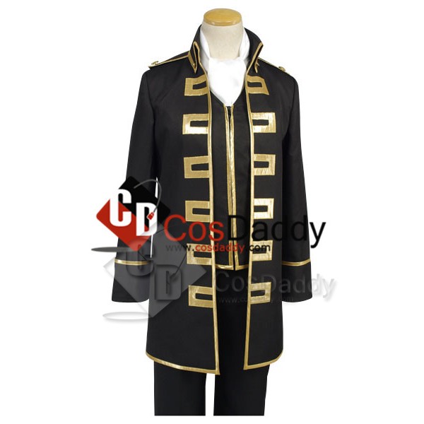 Gintama Shinsengumi Police Gold Soul Uniform Cosplay Costume 