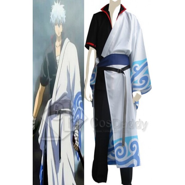 Gintama Silver Soul Gintoki Sakata Cosplay Costume 