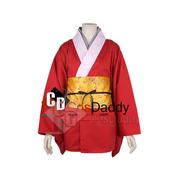 Gintama Silver Soul Kagura Kimono Cosplay Costume