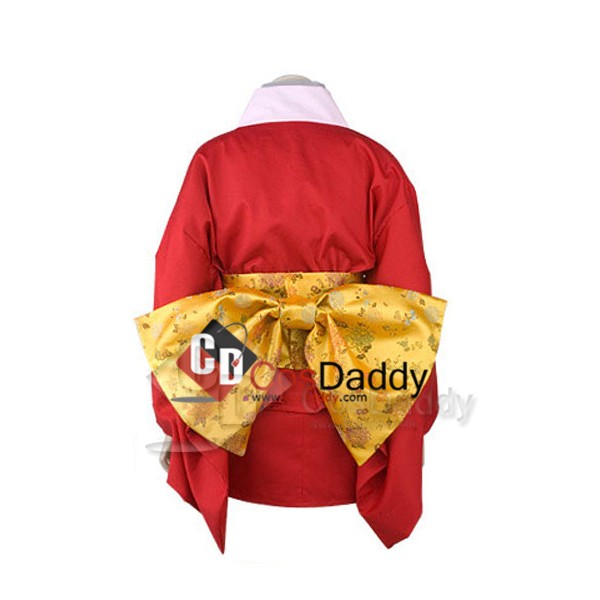 Gintama Silver Soul Kagura Kimono Cosplay Costume