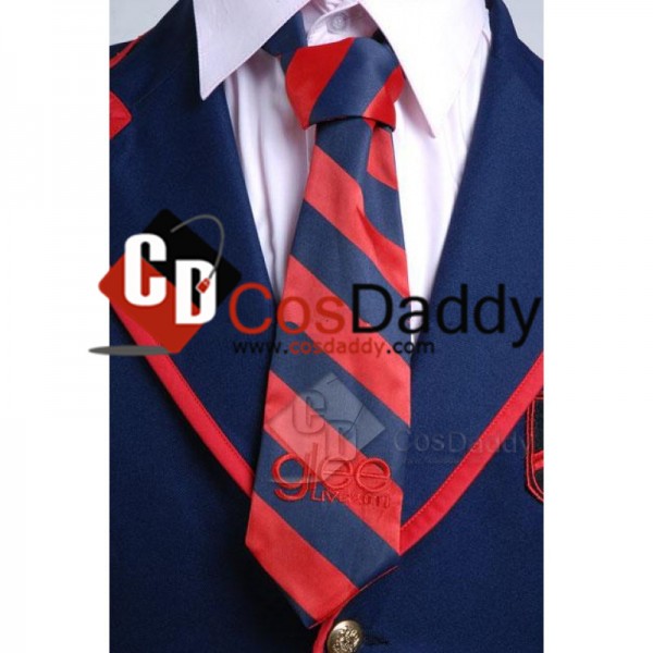 Glee Blaine AndersonNavy Blue Suit Tie Cosplay Costume