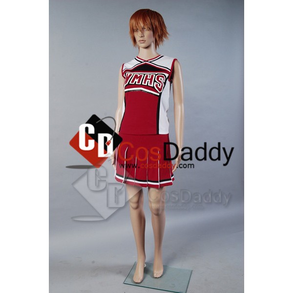 Glee Santana Lopez Cheering Squad Dress Cosplay Costume 