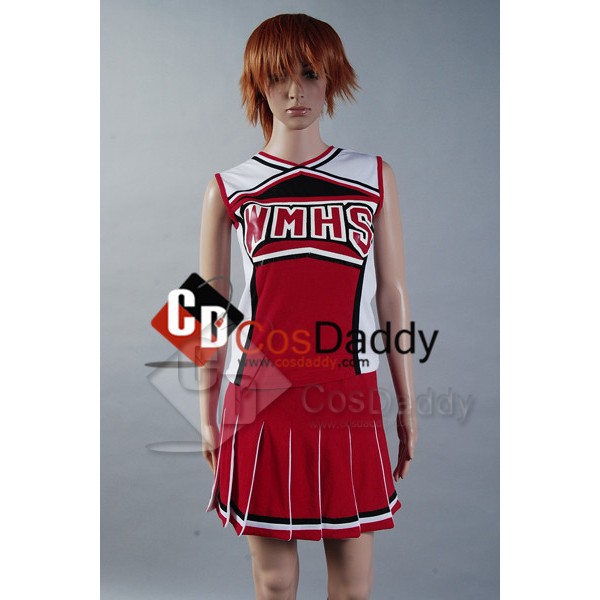 Glee Santana Lopez Cheering Squad Dress Cosplay Costume 