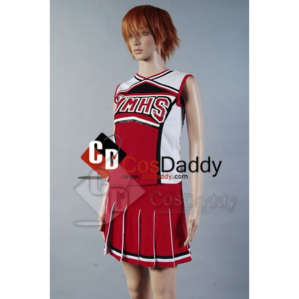 Glee Santana Lopez Cheering Squad Dress Cosplay Costume 