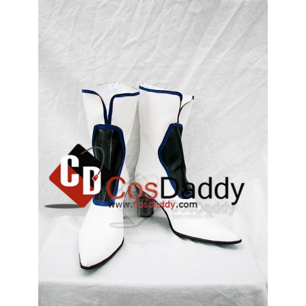 Guilty Gear Dizzy White Cosplay Boots Custom Made