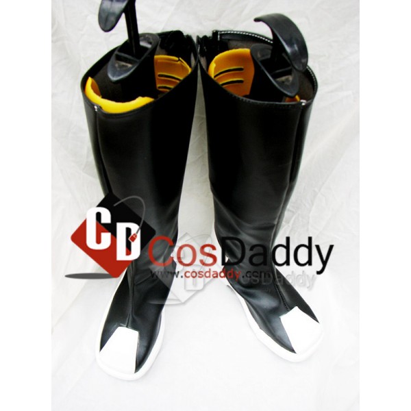 Gundam Seed Zaft Black Cosplay Boots Custom Made