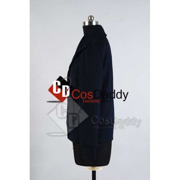 Harry Potter and the Deathly Hallows Hermione Granger Navy Blue Jacket Cosplay Costume 