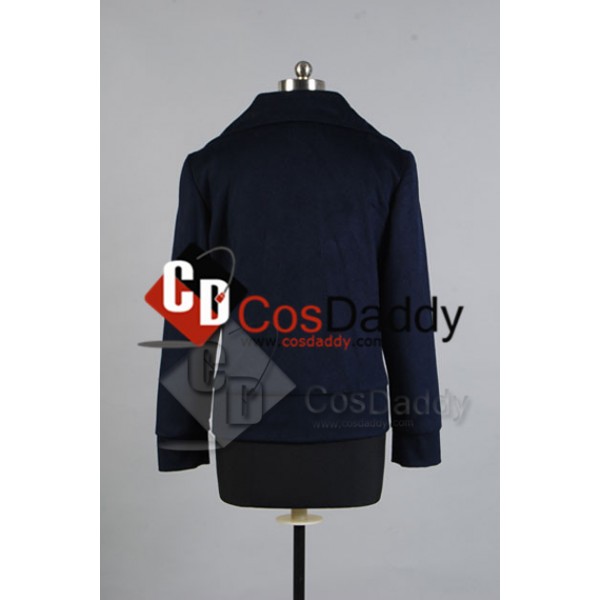 Harry Potter and the Deathly Hallows Hermione Granger Navy Blue Jacket Cosplay Costume 