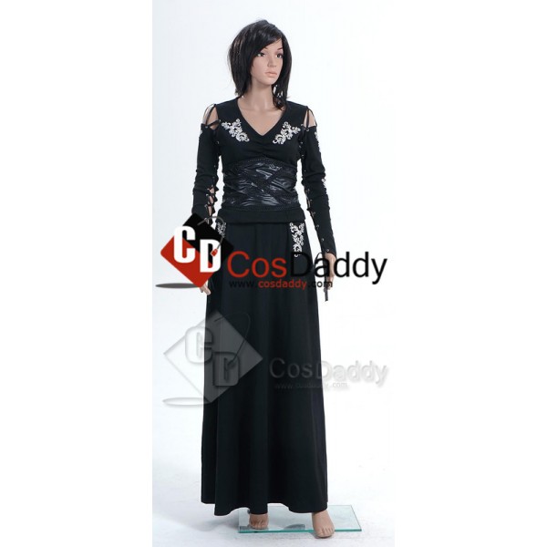 Harry Potter Bellatrix Lestrange Black Dress Cosplay Costume