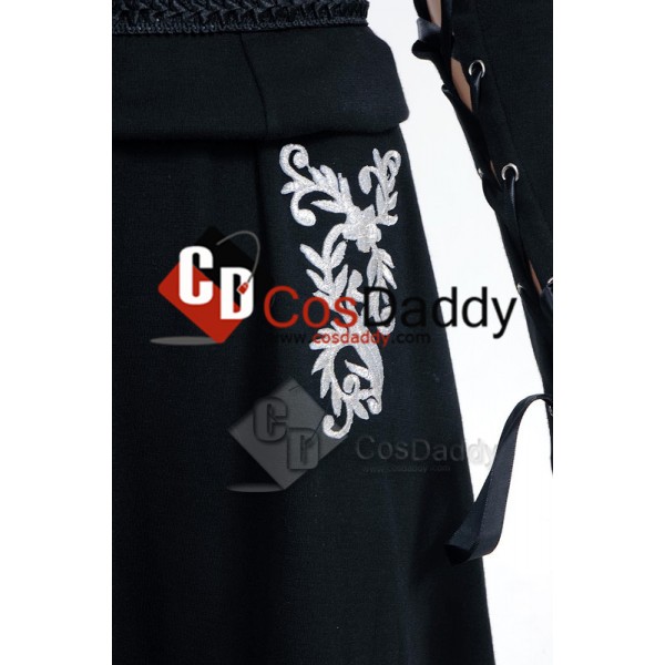 Harry Potter Bellatrix Lestrange Black Dress Cosplay Costume