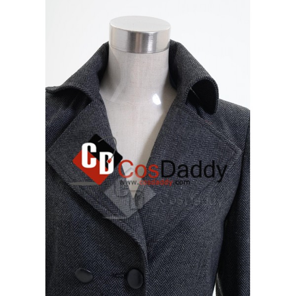 Harry Potter Hermione Granger Grey Coat Cosplay Costume 